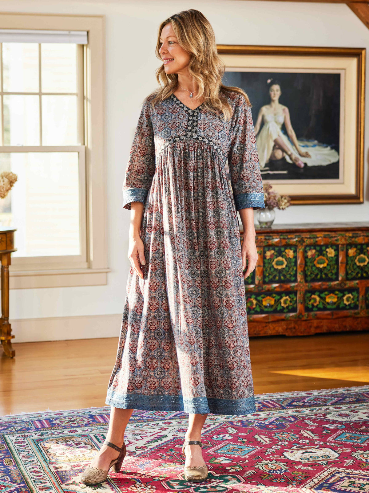 Persia Indigo Dress by April Cornell