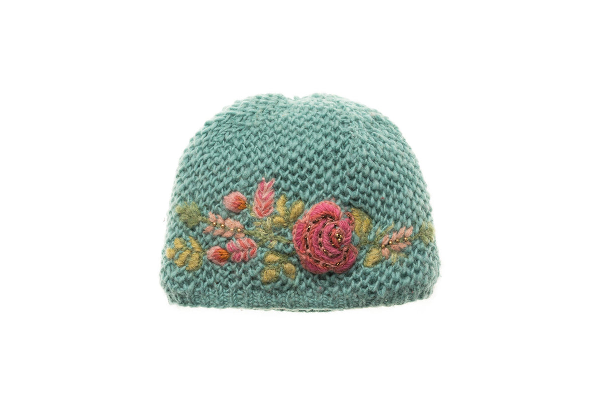 French Knot Josephine Cloche - Turquoise