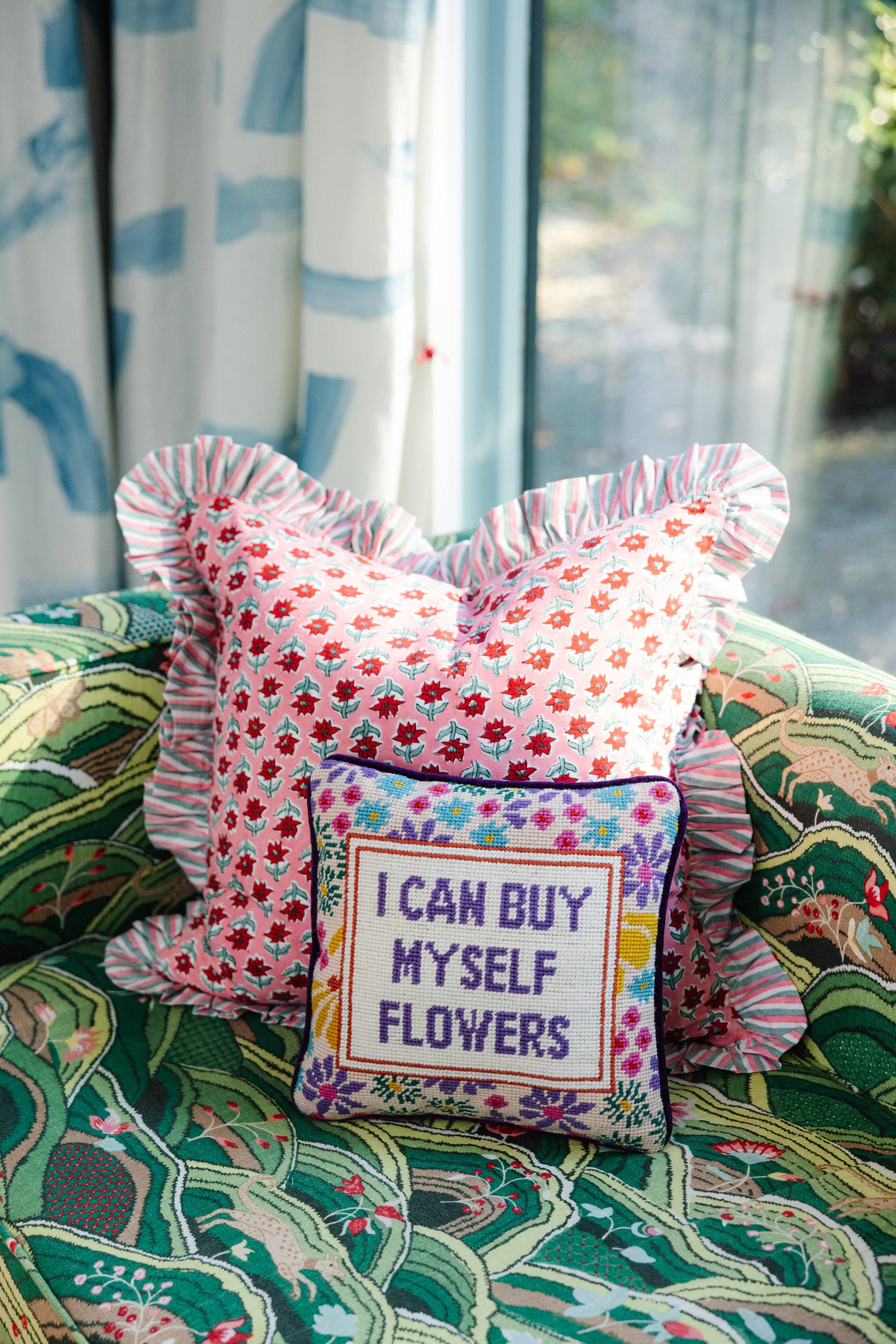 Needlepoint cushions sale