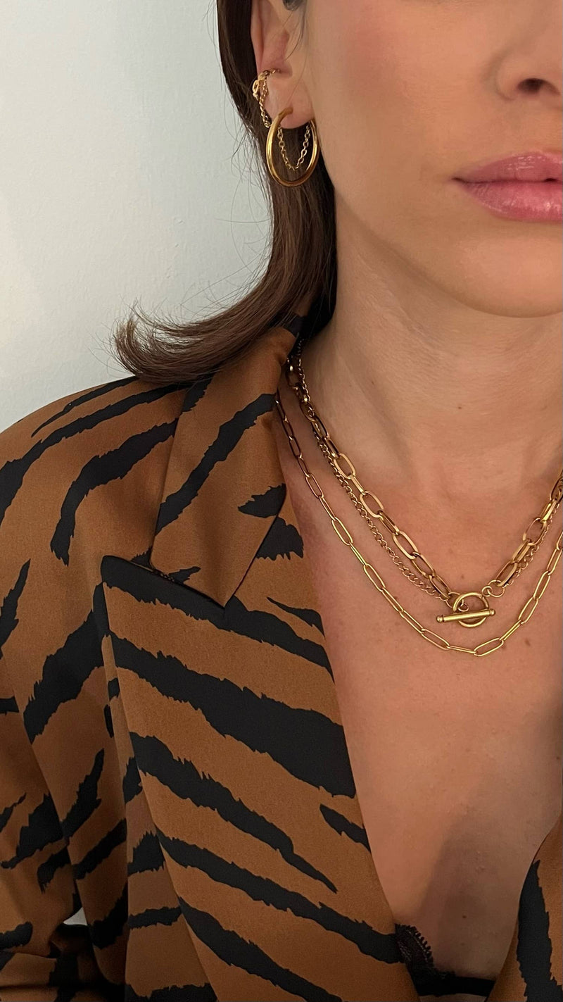 Ellie Vail - Jayden Paper Clip Chain Necklace