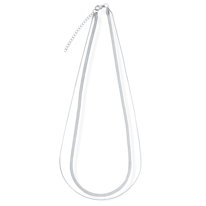 Ellie Vail Water Resistant Jewelry - Cassia Double Chain Necklace