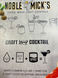 Noble Mick's Single Serve Cocktail Packets
