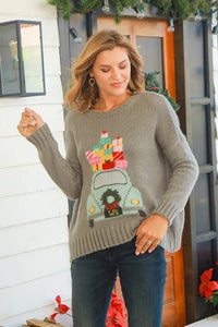 Wooden Ships Wonderful Christmas Crew Sweater