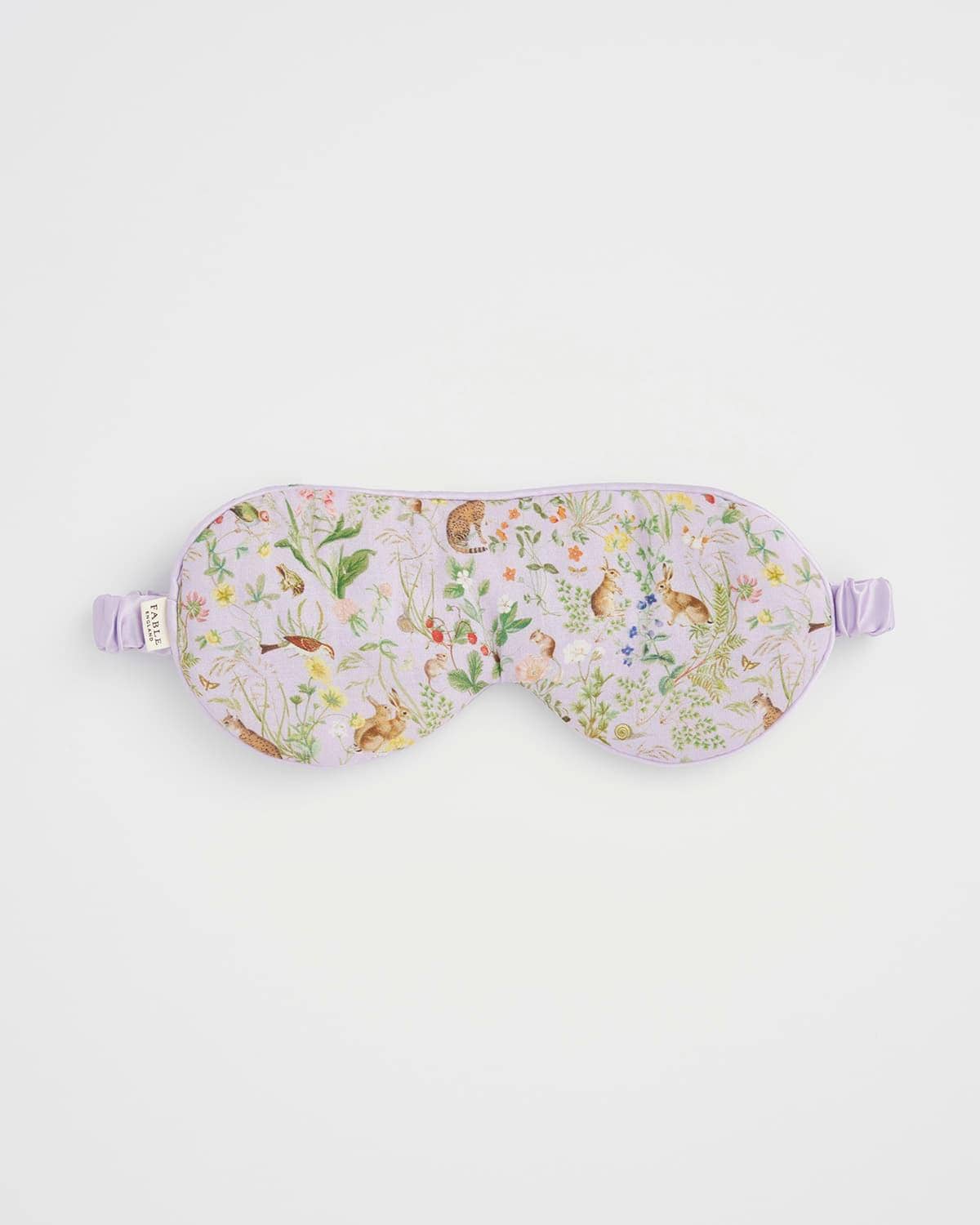 Fable England Meadow Creatures Lilac -Sleep Mask