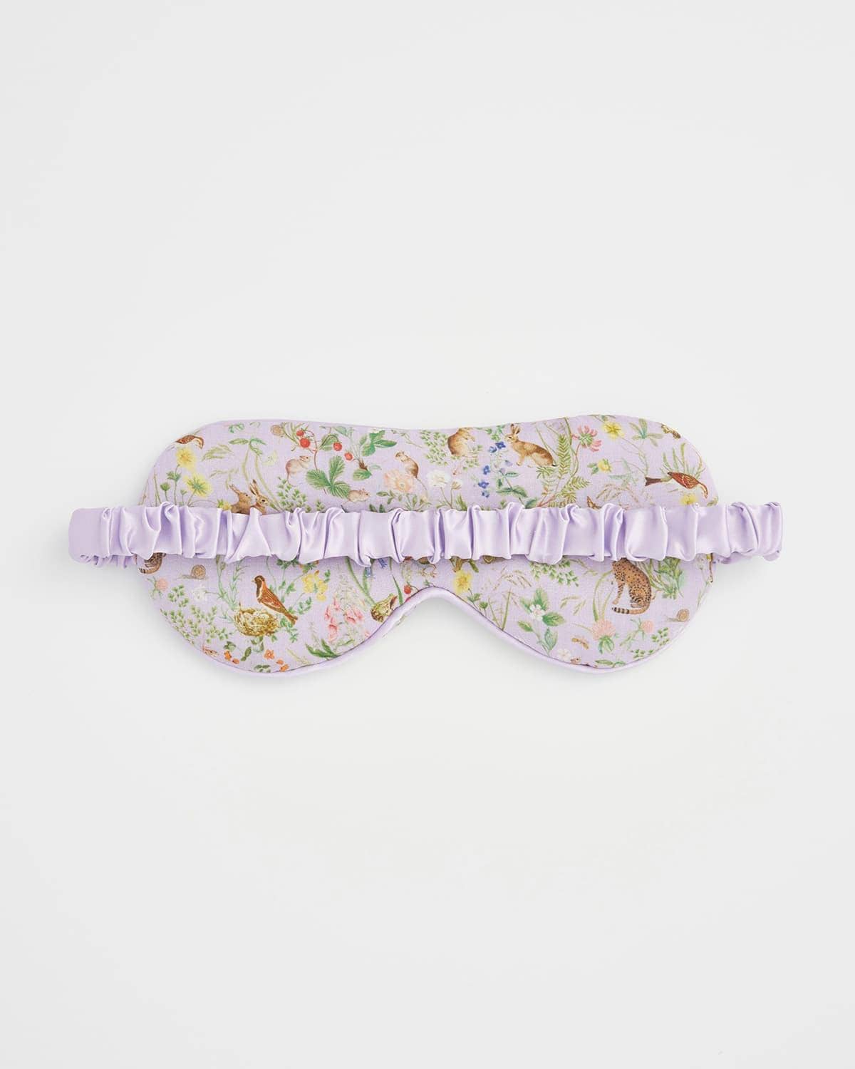 Fable England Meadow Creatures Lilac -Sleep Mask