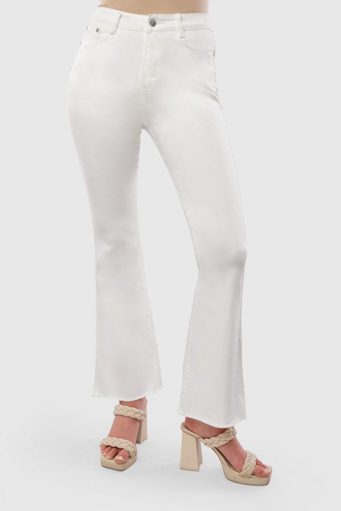 Mari Sateen Stretch Flare Jean